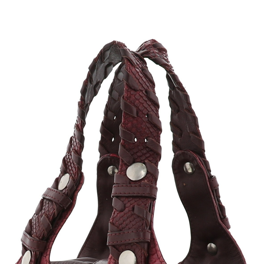 Chloe Mini Ado Python Handbag Red - image 3